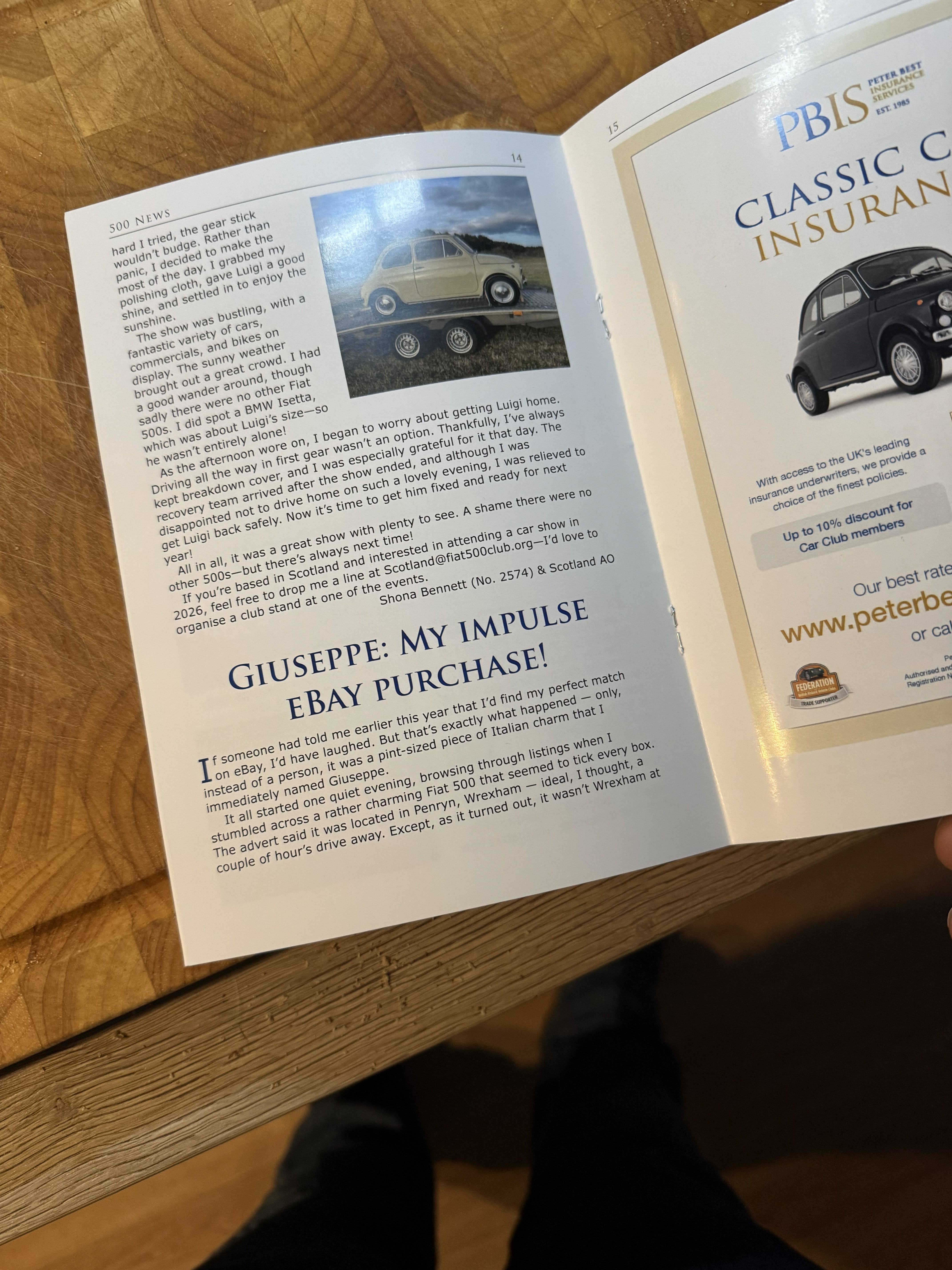 Fiat 500 Owners Club